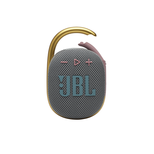 Portable Bluetooth speaker with JBL logo on a white background