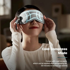 Philips PPM3101E Eye Mask Massager – VibWave Vibration, 45 °C Heat Therapy, Cold Compress Gel, USB‑C, Foldable Design