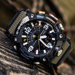 CASIO G-SHOCK MUDMASTER GG-B100-1A3 MASTER OF G Men's Watch – Bluetooth, Quad Sensor, Carbon Core Guard, Shock & Mud Resistant, 200M Water Resistant, Green