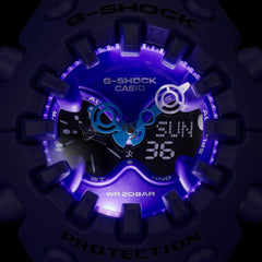 G-SHOCK GA-V01-2A Men’s Analog-Digital Watch – Tough Solar, Shock Resistant, 200M Water Resistance – Blue