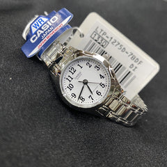 CASIO LTP‑1275D Series Women’s Analog Watch – Stainless Steel, Slim Profile, 30 m Water Resistant