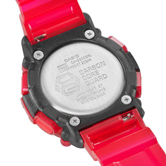 CASIO G-SHOCK GA-2200SKL-4A – Skeleton Red “CasiOak” Analog-Digital, Carbon Core Guard, Super Illuminator, Shock & 200m Water Resistant