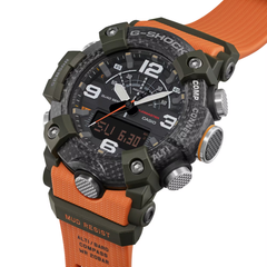 CASIO G-SHOCK GG-B100X-1A9DR MUDMASTER Analog Digital Men's Watch Yellow Resin Strap Bluetooth Quad Sensor 200M Water Resistant