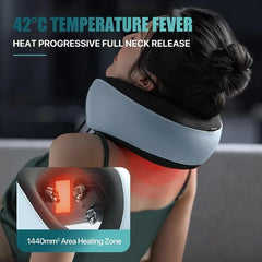 Philips PPM3304 Shoulder & Neck Massager – 4‑Node Kneading + 42 °C Hot Compress, Cordless, USB‑C, Ergonomic Wraparound Design