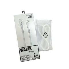 WALAR Type-C Data Transfer & Charging Cable – USB-C Fast Charge & Sync, Durable, Universal Compatibility for Android Phones, Tablets, Power Banks & More