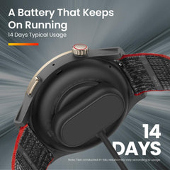 Amazfit Cheetah Pro Smart Watch – 1.45″ AMOLED, Dual-Band L1+L5 GPS (MaxTrack), Zepp Coach AI, Offline Maps & Route Navigation, Bluetooth Calls, 5 ATM, 14-Day Battery