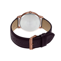 CASIO MTP‑B120RL‑5AVDF Men’s Analog Watch – Brown Dial Leather Strap, Day & Date, 50 m Water Resistant