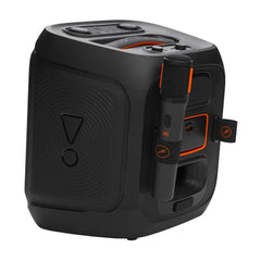 JBL PartyBox Encore Essential Portable Party Speaker – 300W Output, Built‑in Rechargeable Wireless Mic, PartyBoost Wireless Stereo, Multicolour Lighting Effects