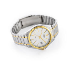 CASIO MTP-1183G-7ADF Men’s Analog Watch – Gold Tone Case, Stainless Steel, Date Display & 50 m Water Resistance