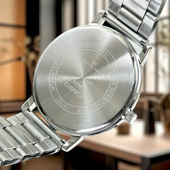 CASIO MTP‑B120D‑1AVDF Men’s Classic Analog Watch – Day & Date, Stainless Steel, 50 m Water Resistance