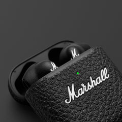 Marshall Minor III True Wireless Bluetooth Earbuds – 12mm Drivers, Open-Fit Comfort, 25-Hour Battery with Wireless Charging Case, Touch Controls, IPX4 Water-Resistant