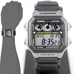 CASIO AE-1300WH-8AVDF Digital Watch – Multi-Function, Water-Resistant, Durable Resin Band