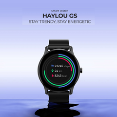 Haylou GS Global Smart Watch – 1.28” HD TFT Display, SpO₂ & Heart Rate Monitoring, Sleep Tracking, 12 Sports Modes, 20-Day Battery, IP68 Waterproof – Compatible with Android & iOS