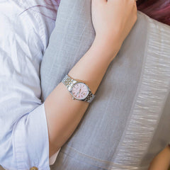 CASIO LTP-1335D Women’s Enticer Analog Watch – Stainless Steel, Day & Date Display, Elegant Quartz Movement, Water Resistant