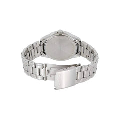 CASIO MTP-1215A-7ADF Men’s Standard Analog Watch – White Dial, Stainless Steel Bracelet, Date, Quartz Movement, Mineral Glass, 50M Water Resistant