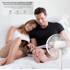 Xiaomi Smart Standing Fan 2 Pro – Wireless Portable DC Floor & Table Fan with 7+5 Double‑Layer Blades, 140° Ventilation, AI Voice & App Control