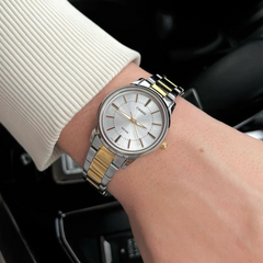 CASIO MTP-1303SG-7AVDF Men’s Analog Watch – Two-Tone Stainless Steel, 50 m Water Resistance & Minimalist Design