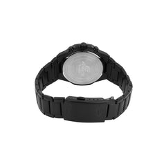 CASIO EDIFICE EFV-640DC-1A Men’s Analog Watch – Black Ion-Plated Stainless Steel, Black Dial, Date, Quartz, Mineral Glass, 100M Water Resistant