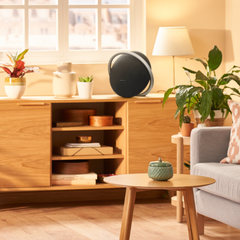 Harman Kardon Onyx Studio 8 Portable Bluetooth Speaker – 50W Stereo, Self‑Tuning, Eco‑Friendly Design, Built‑In Handle, Up to 8 Hour Battery