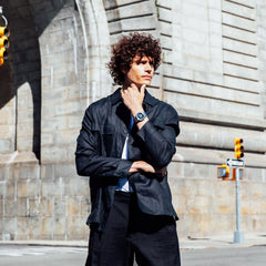 CASIO G‑SHOCK GM‑2110D‑2BDR G‑STEEL Men’s Analog‑Digital Watch – Octagonal Metal Bezel, Stainless Steel Bracelet, Blue Metallic Dial, 200 M Water‑Resistant