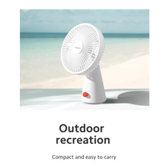 مروحة صغيرة قابلة لإعادة الشحن من شاومي