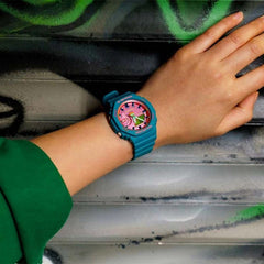 CASIO G‑SHOCK GMA‑S2100BS‑3ADR Women’s Analog‑Digital Watch – Translucent Green Resin, Slim Octagonal Case, Carbon Core Guard, 200 M Water Resistant