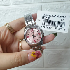 CASIO LTP-1314D-5AVDF Women's Analog Watch – Classic Stainless Steel Design with Brown Dial, Elegant & Versatile Timepiece