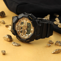 G-SHOCK GA-010GGB-1A9 Men’s Analog-Digital Watch – Shock Resistant, 200M Water Resistance, Black & Gold