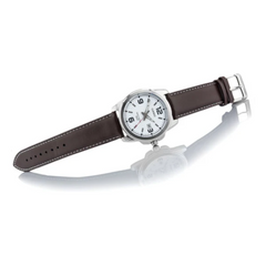 CASIO MTP‑1314L Series Men’s Analog Watch – 50m Water Resistant, Date Display, Ion‑Plated Case, Genuine Leather Band