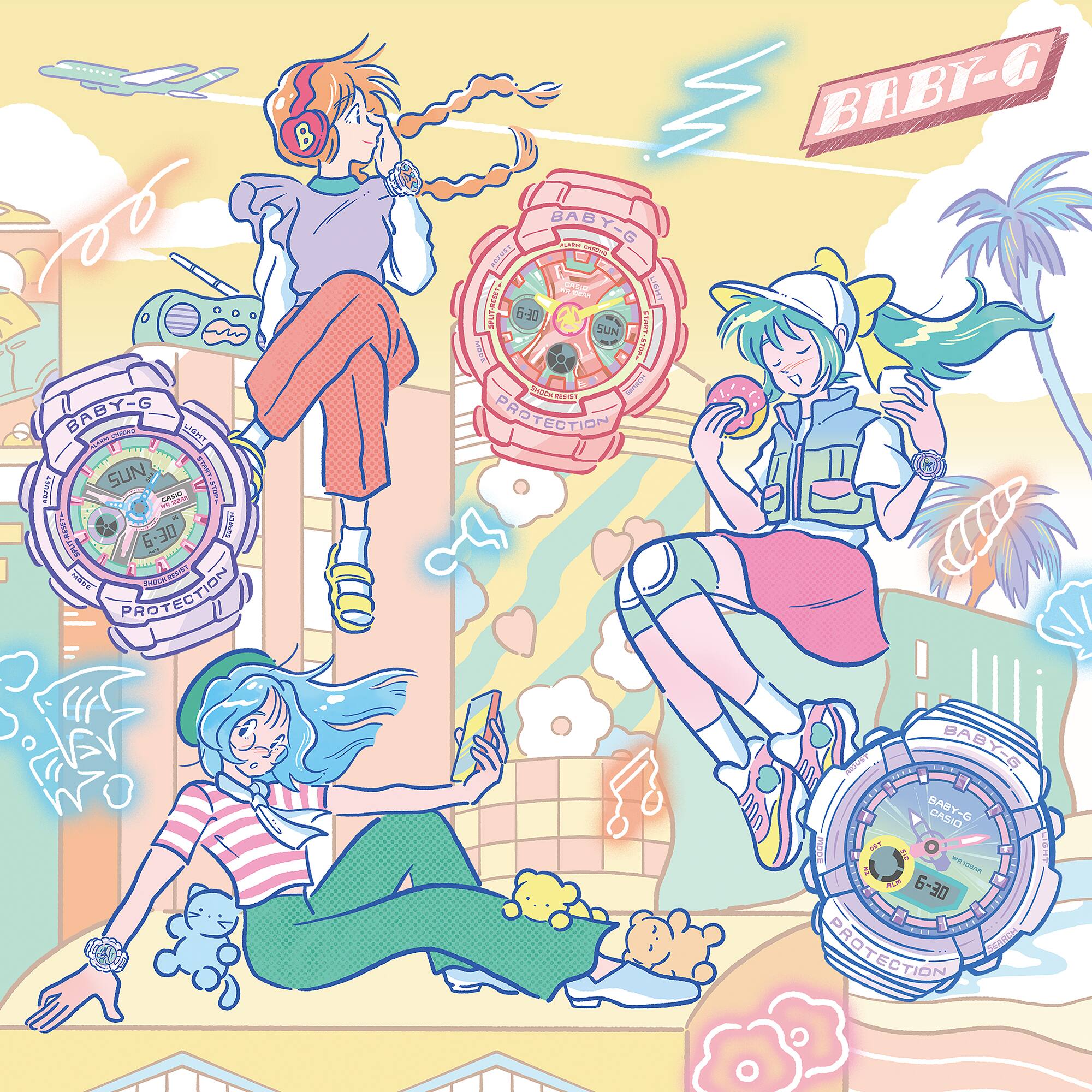 CASIO G-SHOCK BA-110XPM-6ADR MODEL WATCHES - THE HAPPY BUY