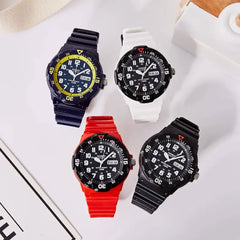 CASIO MRW-200HC-4BVDF Men’s Analog Watch – 100 m Diver-Style, Day & Date, Resin Case & Strap