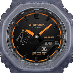 CASIO G-SHOCK GA-2100K-2ADR Analog Digital Men's Watch Blue Resin Strap 200M Water Resistant