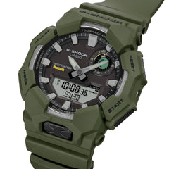 CASIO G-SHOCK GA-B010-3A Analog-Digital Men’s Watch, Shock Resistant, 200M Water Resistant, Green Resin Strap