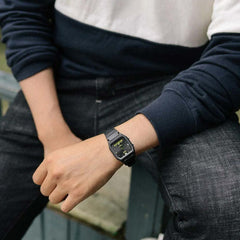 CASIO AW‑48HE‑1AVDF Analog‑Digital Watch – Dual Time, 50 m Water Resistance, 1/100‑sec Stopwatch, Day & Date Display