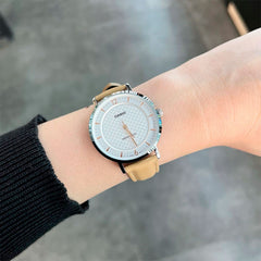 CASIO LTP-VT04L Women’s Analog Watch – Minimalist Slim Design, Genuine Leather Strap, Quartz Movement, Water Resistant