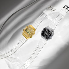 CASIO A168XESG-9ADF Vintage Digital Watch – Heritage Gold, Stainless Steel Bracelet, EL Backlight, Stopwatch, Alarm, Water Resistant