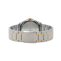 CASIO MTP-1308SG-7AVDF Men’s Analog Watch – Silver-White Dial, Gold-Tone Case & Bracelet, Classic Design