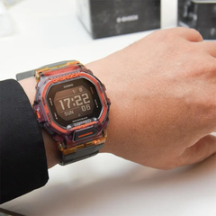 Casio G‑Shock GBD‑200SM‑1A5DR (Black/Beige) – Bluetooth Sports & Fitness Digital Watch | G‑SHOCK MOVE, Step Tracker, Shock‑Resistant