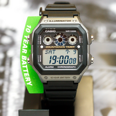CASIO AE-1300WH-8AVDF Digital Watch – Multi-Function, Water-Resistant, Durable Resin Band