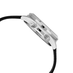 CASIO EDIFICE EFV-C120L-8ADF Men’s Analog-Digital Watch – Grey Dial, Brown Leather Strap, World Time, Stopwatch, Countdown Timer, Alarm, Quartz, Mineral Glass, 100M Water Resistant