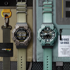 G-SHOCK GA-010CE-2A Men’s Analog-Digital Watch – Shock Resistant, 200M Water Resistance, Resin Band – Blue