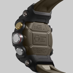 CASIO G-SHOCK GG-B100X-1A3DR MUDMASTER Analog Digital Men's Watch Green Resin Strap Bluetooth Quad Sensor 200M Water Resistant