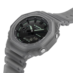 CASIO G-SHOCK GA-2100K-1ADR Analog Digital Men's Watch Black Resin Strap 200M Water Resistant