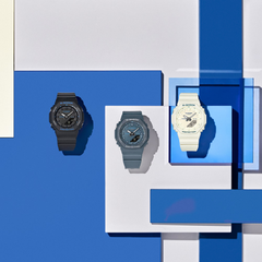 CASIO G-SHOCK GMA-P2100BA-2ADR Analog Digital Women's Watch Blue Resin Strap 200M Water Resistant