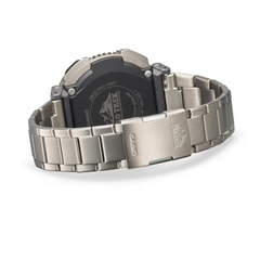 Casio Pro Trek PRG-340T-7DR Men's Solar Outdoor Watch, Triple Sensor (Altimeter, Barometer, Compass), Titanium Band, Tough Solar Power, 100M Water Resistant