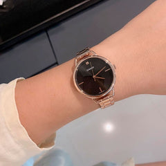 CASIO LTP-E415PG-1CDF Women’s Analog Watch – Rose-Gold Tone Stainless Steel, Black Dial, Quartz Accuracy, Water Resistant