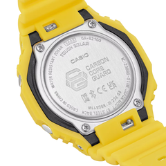 CASIO G-SHOCK GA-B2100C-9A Men's Analog-Digital Bluetooth Solar Watch – Carbon Core Guard, Shock Resistant, 200M Water Resistant, Yellow