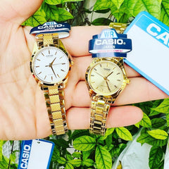 CASIO LTP-1275G-9ADF Women's Analog Watch – Elegant Gold-Tone Stainless Steel with Yellow Dial, Timeless Design for Every Occasion
