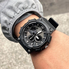 CASIO MCW-200H-1AVDF Men’s Analog Chronograph Watch – 100 m Water Resistance, Resin Strap & Bold Design