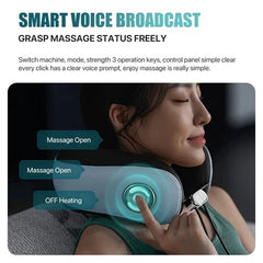 Philips PPM3304 Shoulder & Neck Massager – 4‑Node Kneading + 42 °C Hot Compress, Cordless, USB‑C, Ergonomic Wraparound Design